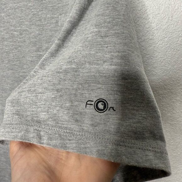 Carhartt Men's Gray Short Sleeve Tee Size XL - Picture 2 of 5